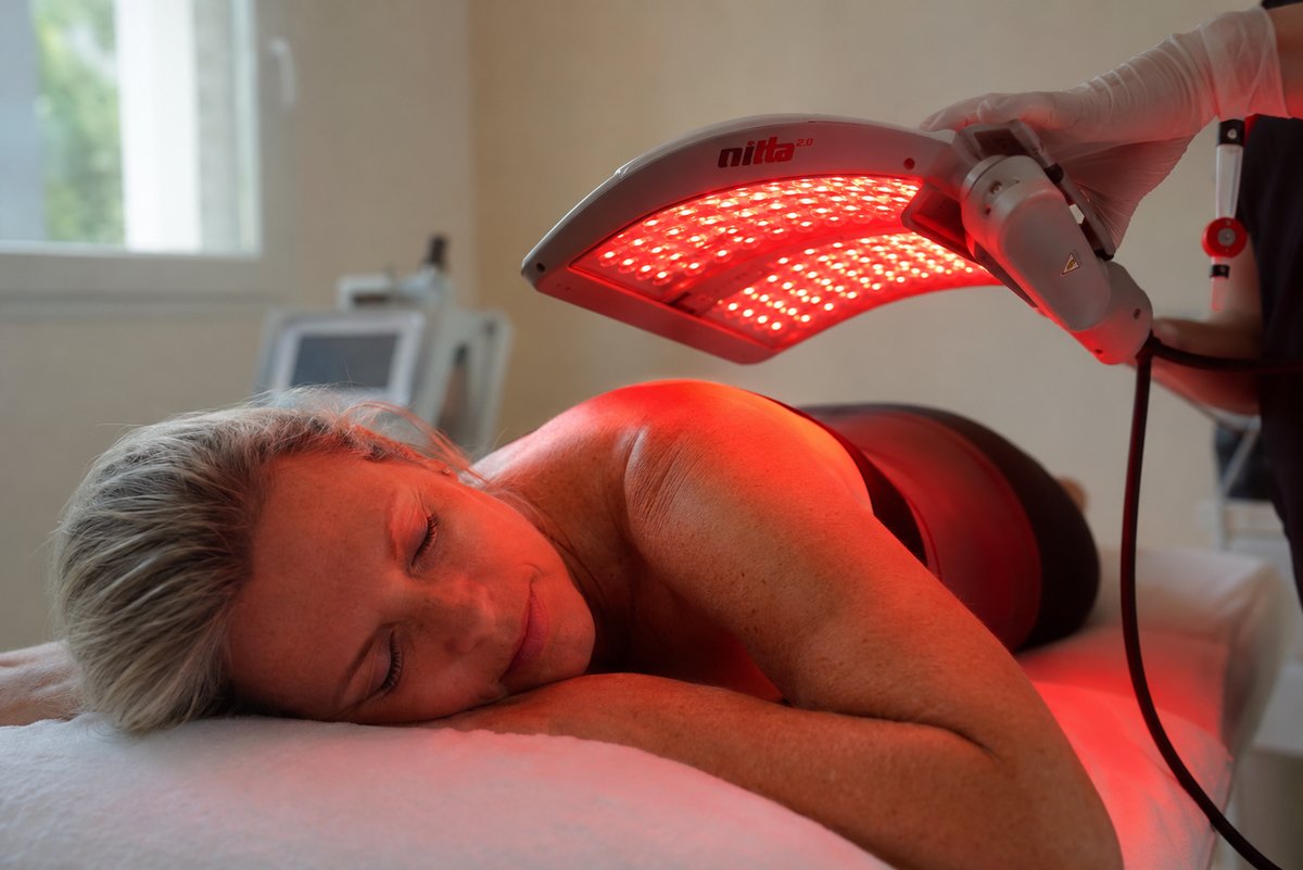 S&eacute;ance de photobiomodulation au Centre PBM M&eacute;dicale
